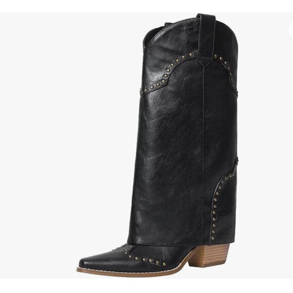 Women Shark Cowgirl Boots - Picture 9 of 9